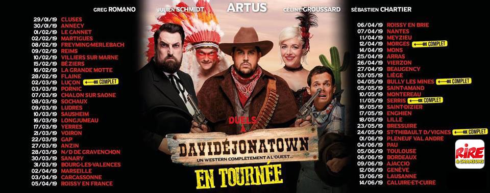 Rire et Chansons (@rirechansons) on Twitter photo Gros carton pour Les artistes <a href="/rirechansons/">Rire et Chansons</a> et grosse tournée partout en France #DuelsADavidEJonatown <a href="/VictorArtus/">Artus</a> <a href="/chartierseb/">Sébastien Chartier</a> <a href="/RomanoGreg/">Greg Romano</a> <a href="/JulienSchmidt33/">Julien SCHMIDT</a> <a href="/CelineGroussard/">Céline Groussard</a> 👏🤣Venez rire avec nous ! Cliquez pour écouter Rire & Chansons 😁🔊 bit.ly/1QxQzSh Gros carton pour Les artistes <a href="/rirechansons/">Rire et Chansons</a> et grosse tournée partout en France #DuelsADavidEJonatown <a href="/VictorArtus/">Artus</a> <a href="/chartierseb/">Sébastien Chartier</a> <a href="/RomanoGreg/">Greg Romano</a> <a href="/JulienSchmidt33/">Julien SCHMIDT</a> <a href="/CelineGroussard/">Céline Groussard</a> 👏🤣Venez rire avec nous ! Cliquez pour écouter Rire & Chansons 😁🔊 bit.ly/1QxQzSh