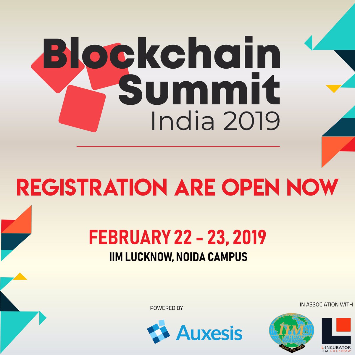 BSI2019's tweet photo. Book your seats and be a part of #Startups showcasing, #productlaunches, #investors, #entrepreneurs from all sectors in one place.
@IIML @IIMLIncubator @auxesisgroup @NITIAayog 
Venue – IIM Lucknow, Noida Campus
Follow the link to register: https://t.co/Zs0WVYsRTZ https://t.co/KHNhxHWgKn