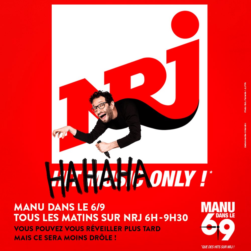 Ce matin, il a même doublé le salaire de Delphine de Clisson 😉
👉🏻Tous les matins, écoutez Manu dans le 6/9 sur NRJ #Nantes #SaintNazaire 🎧
#NRJTousLesHitsNuméro1