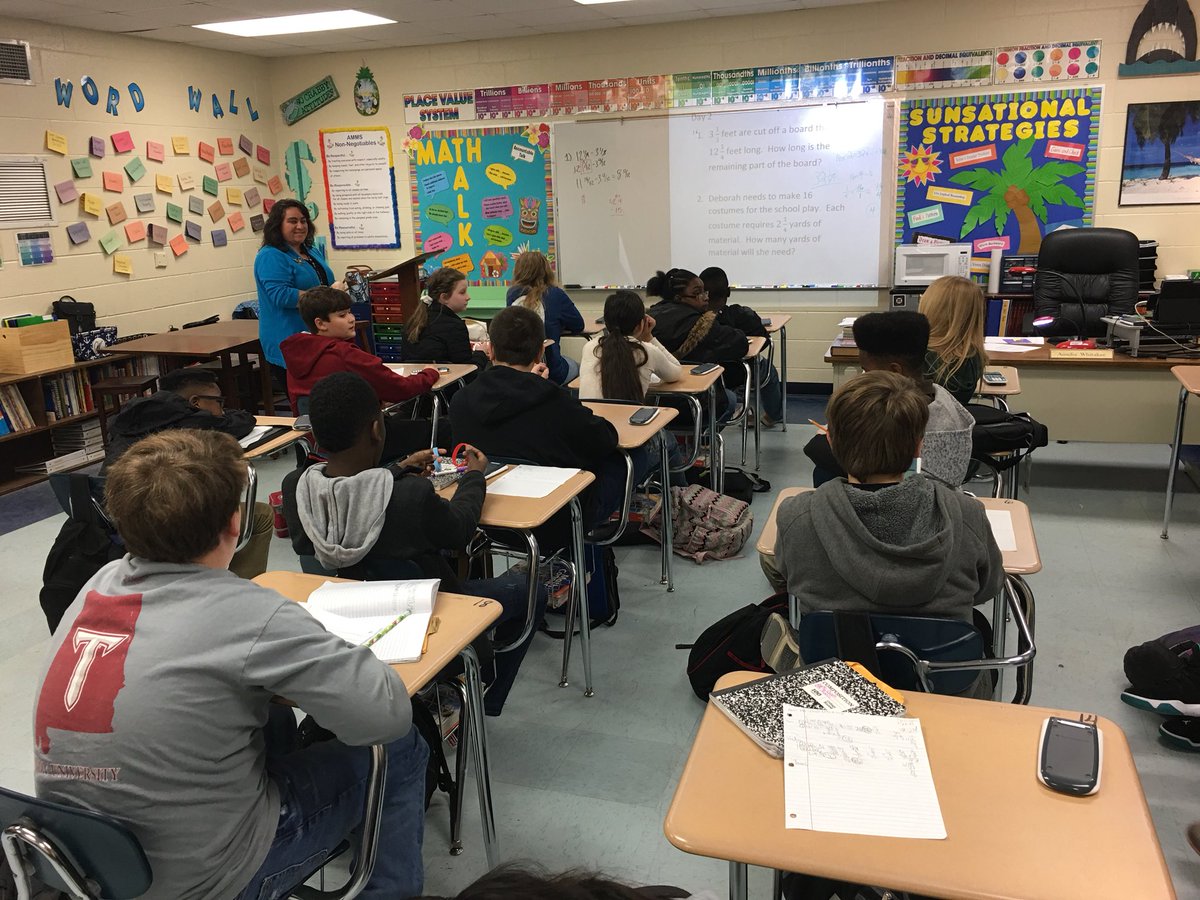 CRKlages's tweet image. AMAZING Math Talk/Discourse by these 6th-grade AMMS students in Mrs. Whitaker’s 6th math class this morning: “So, to clarify....” “I disagree because....” “I agree with part of it, but....”
#mathtalkmatters #hugeeffectsize #visiblelearningformathematics #AMSTIworks
