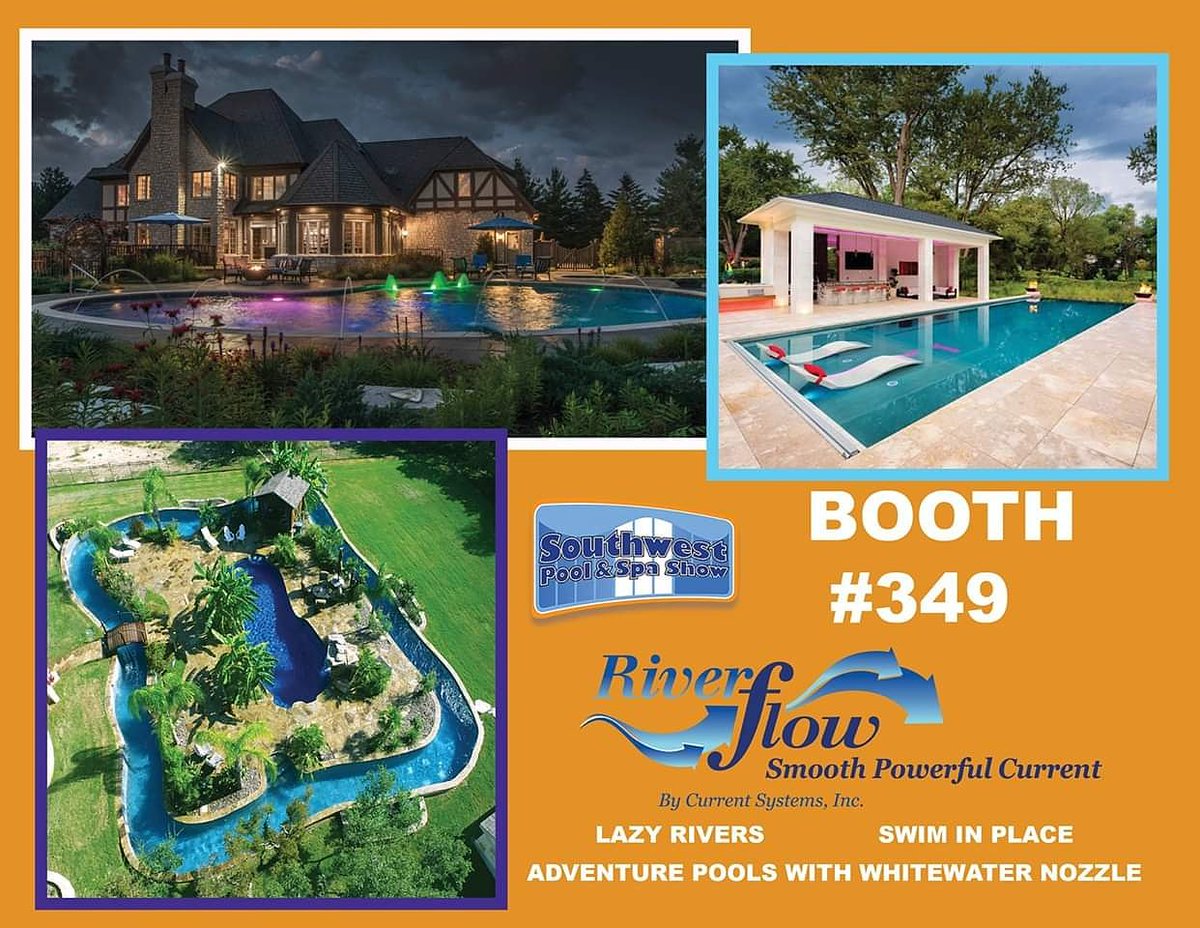 Just two days away from your chance to talk face to face with <a href="/CurrentSystems/">Riverflow Pumps</a> at Southwest Pool and Spa Show on Friday, January 25 and Saturday, January 26. riverflowpumps.com and current-systems.com