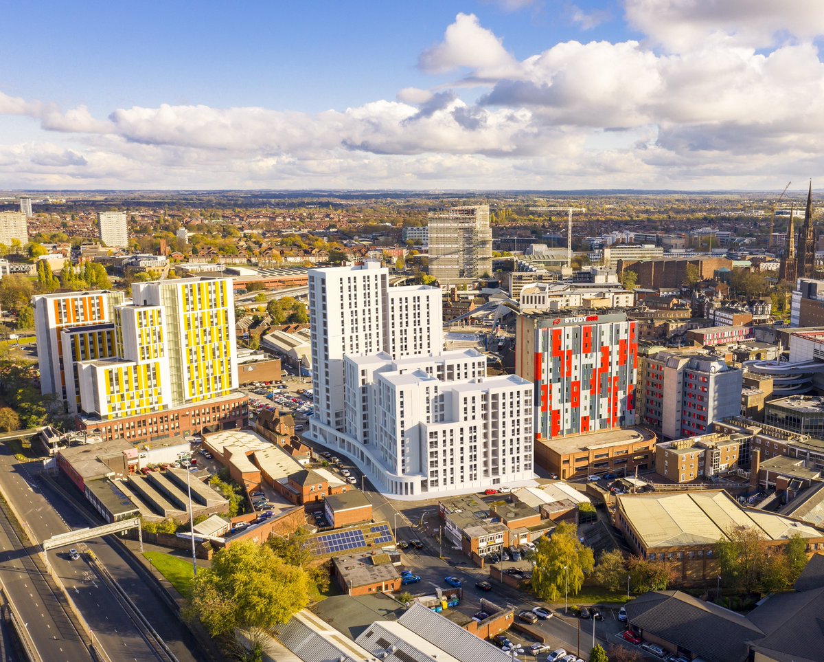 Exciting new project with <a href="/Olympian_Group/">Olympian Group</a> <a href="/Oconnell_East/">OEA</a> Great pic <a href="/HeliCam_UK/">Helicam Services Ltd</a> 👌 Initial massing test.. now for the fun bit 🤓