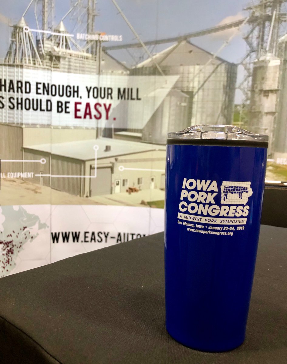 EasyAutoInc's tweet image. Stop by booth 1109 today at #IowaPorkCongress and meet our new Vice President of Sales, Brady! Looking forward to seeing you. #easyautomation #theeasychoice #facilitycontrols #batchingequipment #feedsoftware