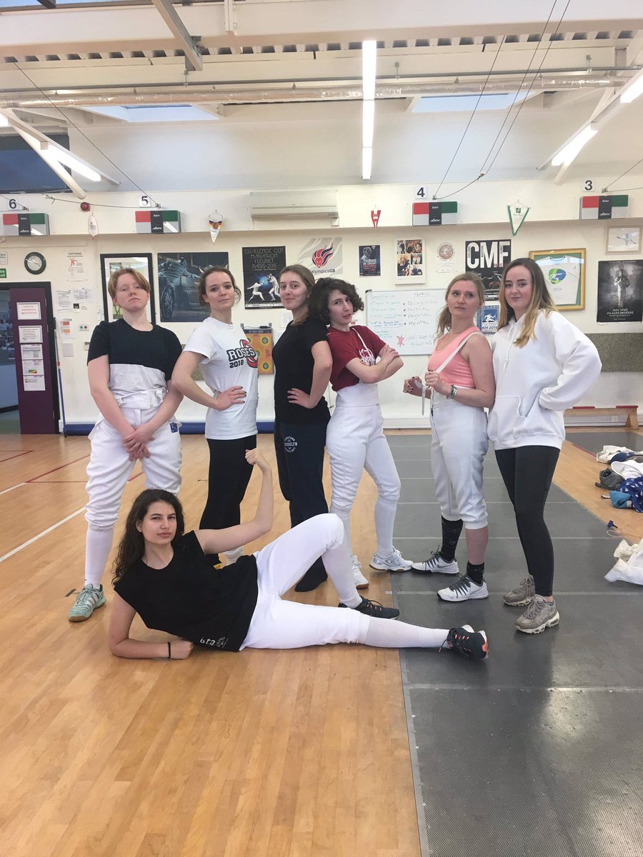 FencingClub's tweet photo. Women’s 1st travelled all the way to Durham today returning with a score of 129-110 to Durham! A close score with some fantastic swordsmanship from the team 🤺 #yorkfencing #fencingfierce #fencingclub #teamnews #women1 #uoyfencing https://t.co/eauSX5Gcdv