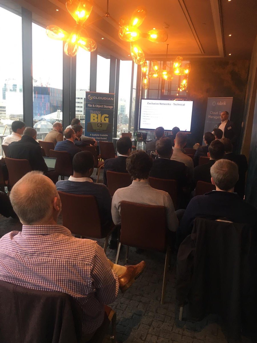 justinedez's tweet image. Full house for @rubrikInc Partner Update with @CloudianStorage and @EXN_UK #partnercommunity