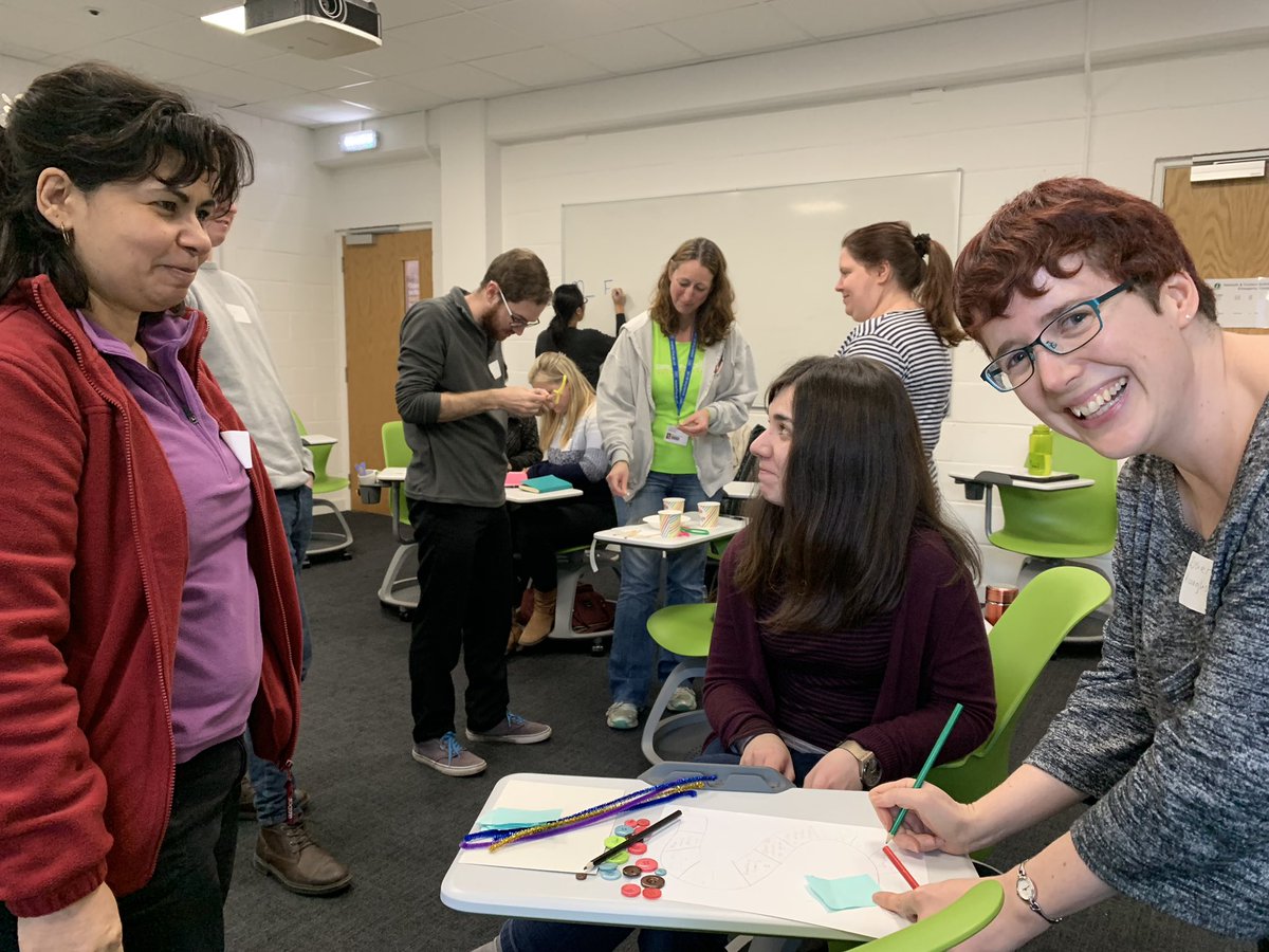 HWEngage's tweet photo. Having a great time in our Gamification  workshop run by @LisaHannahThom. Learning how to communicate our research to a range of audiences @PoBBBS https://t.co/Se9sTDO6IZ
