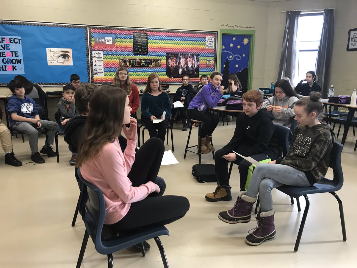 crystal_hrce's tweet image. Students @RLJH_HRSB using informal debates to practice effective talk.    #hrceliteracy #SeeWhatIAmLearning @HRCE_NS @MsHalliday7 @HrceLiteracy