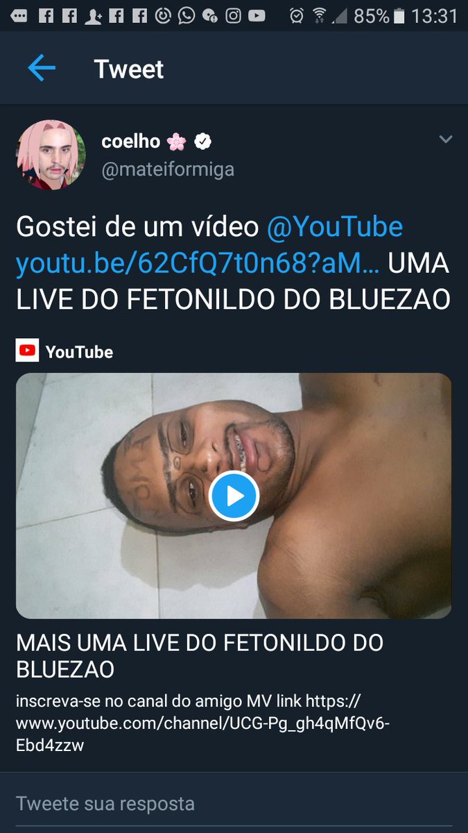 Dezinhozicah's tweet photo. Gratidão.
O cara ainda disse que gostou da minha live kkk. Obgd a a todos vocês que me acompanham nas lives. #D022 https://t.co/lnqzZsmqUC