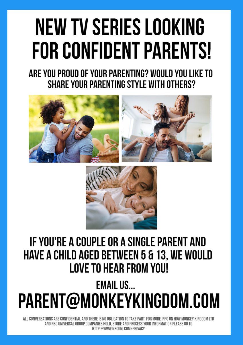 WE'RE CASTING! We are casting for a brand new series and want to hear from parents who are confident in their style of parenting and proud of the way they raise their children. At least one child must be aged between 5-13 / Email: Parent@monkeykingdom.com #parenting