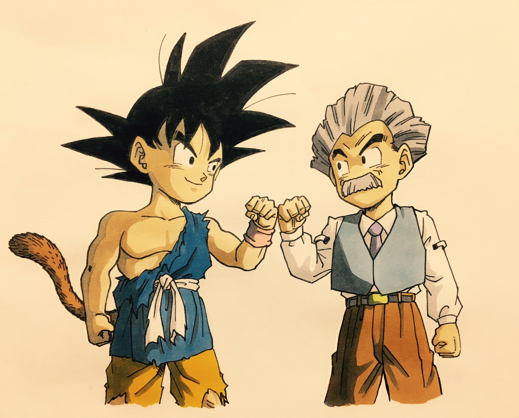 ドラゴン画廊 リー V Tvittere ドラゴンボールgtの悟空とクリリン ドラゴン画廊 リー V Tvittere ドラゴンボールgtの悟空とクリリン