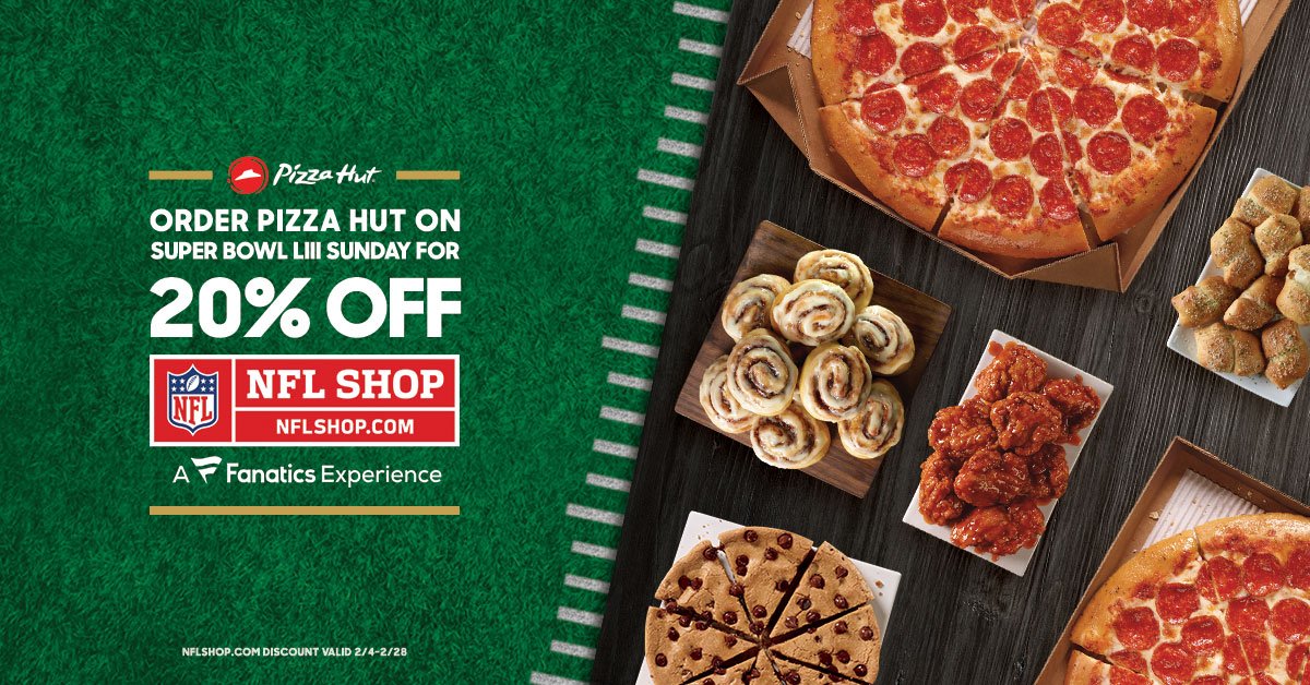 Pizza Hut on X: 'Planning for Super Bowl LIII Sunday? Order 