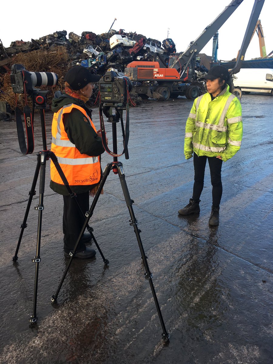 recyclinglives's tweet image. Meeting Yukyin, who worked in one of our HMP Academies then at our Bury site and now in one of our offices - @littleladyval is learning about the support we offer to ex-offenders, for a Corbett Network film. #changinglives #releasepotential