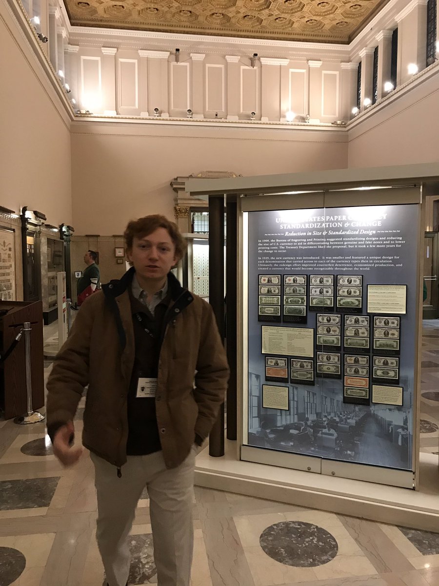victakacs's tweet image. @StPiusX students visit @federalreserve Bureau of Engraving and Printing on @CloseUp_DC. #PanthersInDC