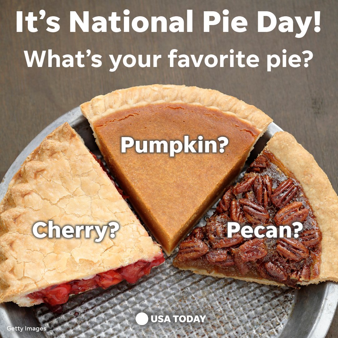 We already know America loves apple pie. 😉🍎 #NationalPieDay