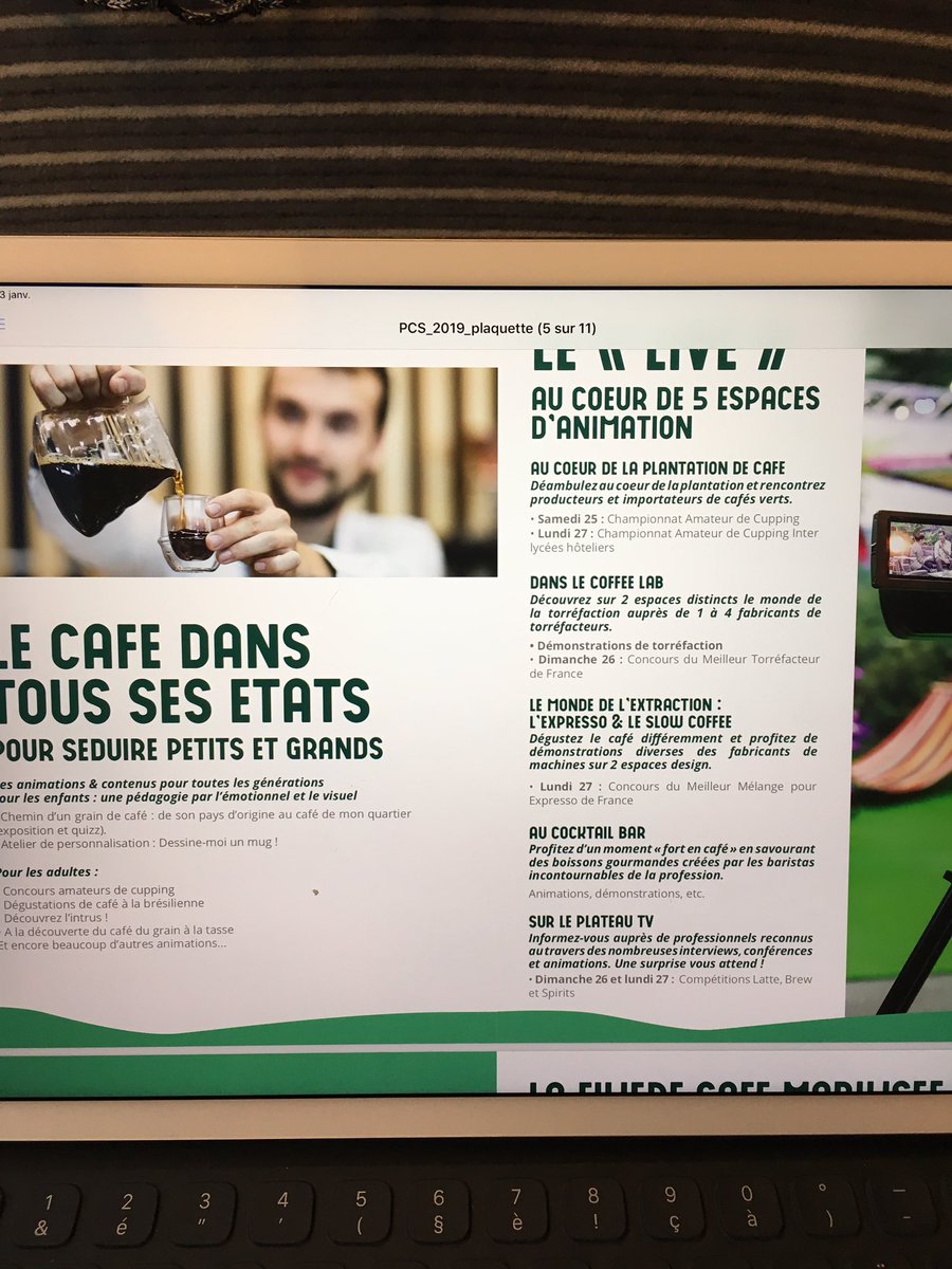 Collectif_Cafe's tweet photo. Même dans le TGV en direction des hauts de France, on parle du Paris Coffee Show... https://t.co/tKaUNeqiYj