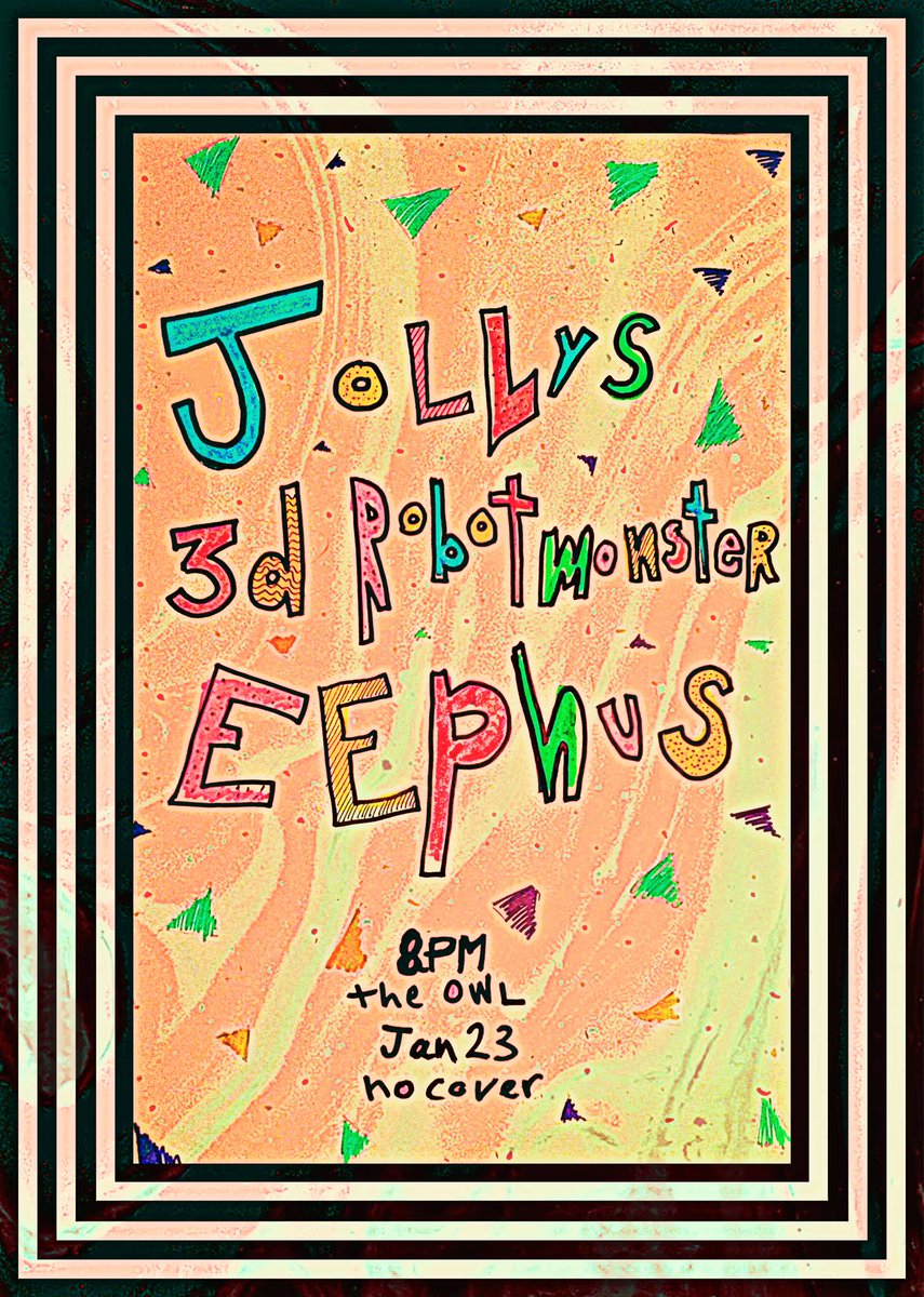 TONIGHT!  See you at <a href="/theOwlChicago/">The Owl🦉Logan Square</a> 
facebook.com/events/3628849…