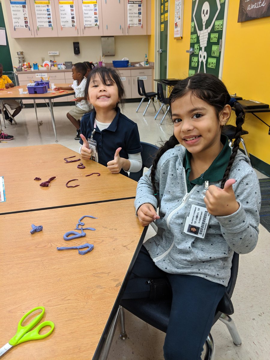 Working on our -am words with clay! <a href="/NBFelem/">Nova Blanche Forman</a> <a href="/browardschools/">Broward County Public Schools</a> @BrowardLiteracy <a href="/LorrieDurkin/">lorrie durkin</a> <a href="/batool_attiya/">Attiya Batool</a> <a href="/Russ_Schwartz/">Russell Schwartz</a> <a href="/berryblonde1977/">Carrie Bush ✏️</a> #Kinderchat #Kindergarten #Clay #fun #spellingbee