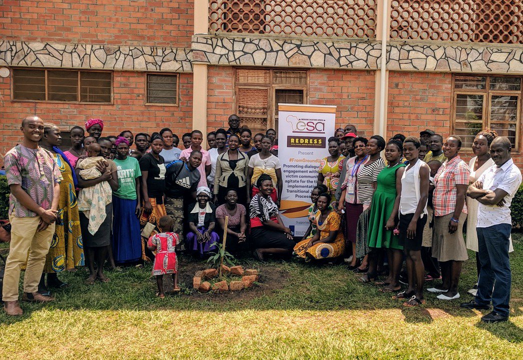 ESA_UG's tweet photo. Today @ESA_UG and @REDRESSTrust kicked off it's first SGBV Victim's Forum in #Gulu. "#GBV is a violation of basic human rights, which results from unbalanced power between women and men." Let's together bring an end to #GBV. @REDRESSTrust @NLinUganda. #victmsmatter #fromgroundup https://t.co/gOq7JTquny