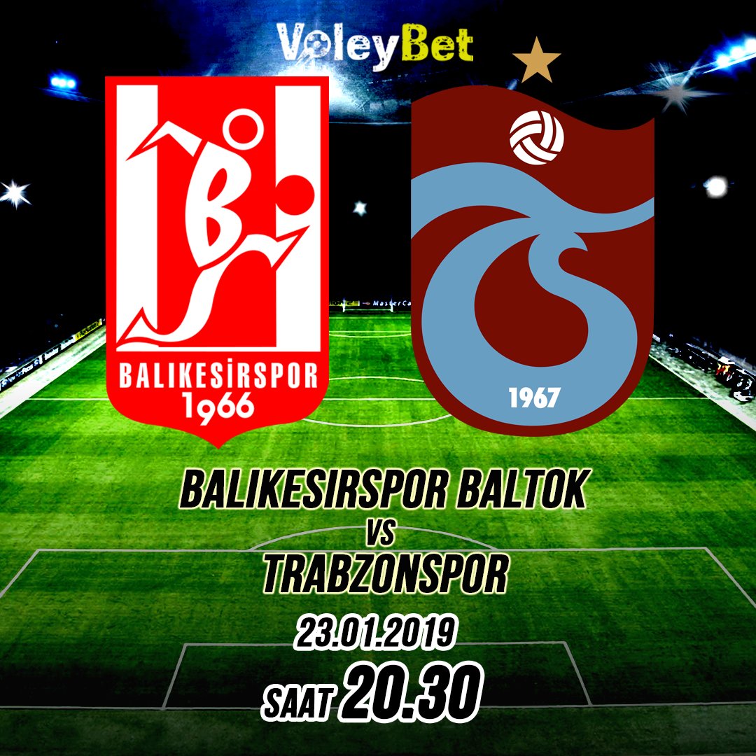 Balıkesirspor Baltok🏆Trabzon Spor 💰Skoru bilen 5 kişiye 10 TL bonus!💰 ✔️ #Voleybet hashtagine doğru tahminini yap. 😎ÜYE OL ♻️RT ❤️FAV 👫 3 arkadaşını etiketle. ( Bu şartlardan herhangibi biri eksik olduğu taktirde tahmininiz geçersiz sayılacaktır!)