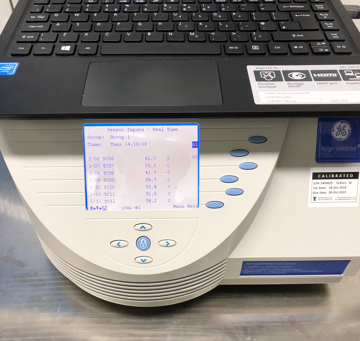 aphexgroup's tweet photo. Another day, another #steaminplace cycle underway using the tried and tested #kayevalidator. #temperaturemapping is just one of the many #validationservices that we have to offer. To see how we can assist you with your ongoing validation requirements get in touch with us today https://t.co/jeilsi7GCV