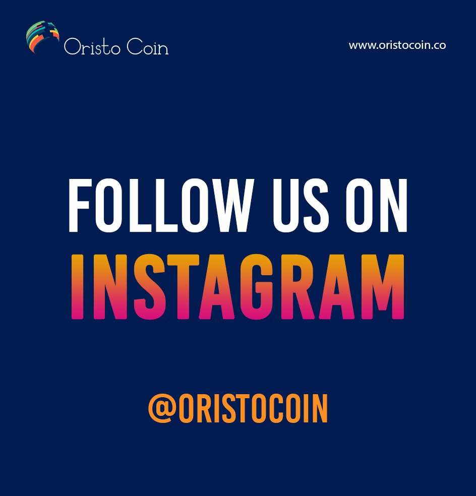 oristocoin's tweet photo. Follow #Oristocoin on #Instagram too! 
Always the latest #news about your $Oristo!
https://t.co/BOj9TcMFmn https://t.co/JqUMAFGEXr