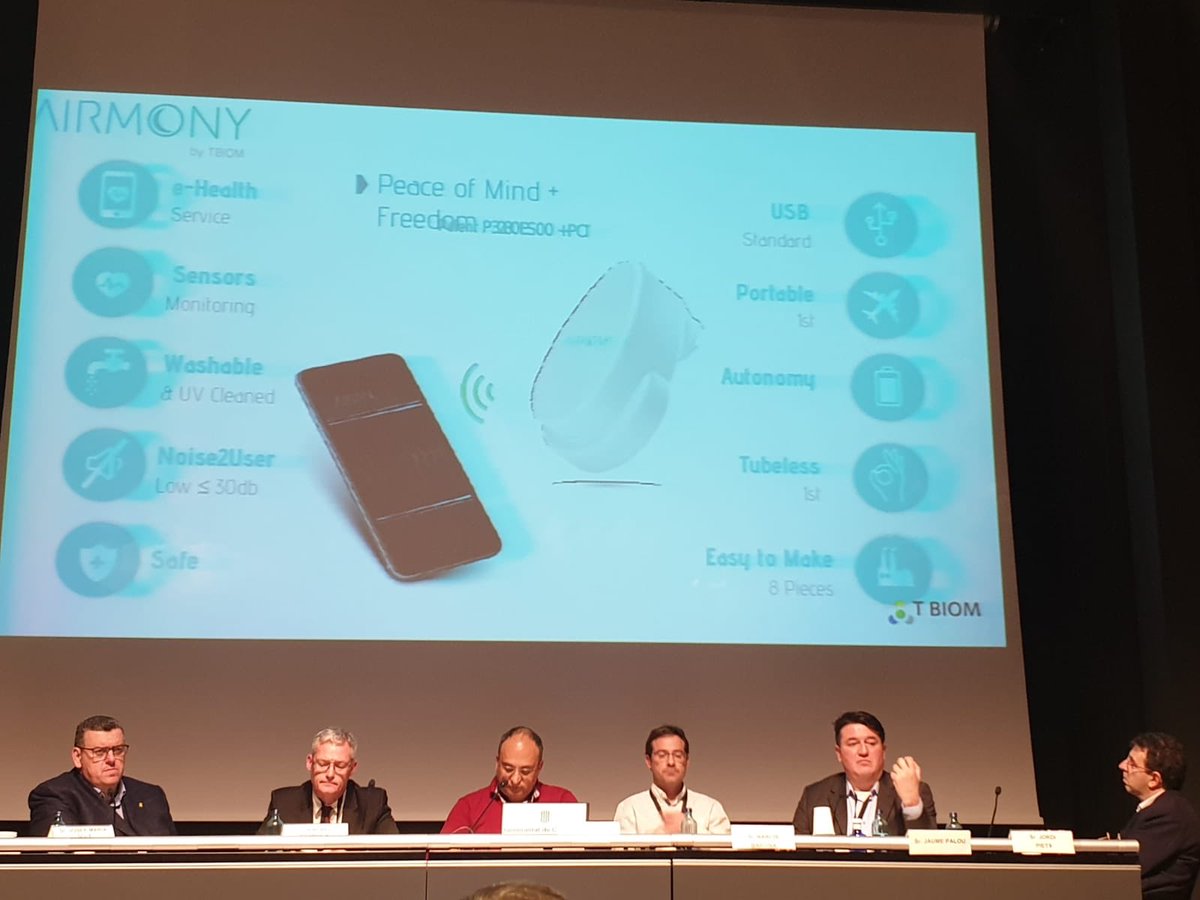 Tbiomed_es's tweet photo. La #apneadelsueño y el #cpap #Airmony en la #JITSmartCityExpo, con nuestro CEO, Jaume Palou. https://t.co/ASzcpsWtWa