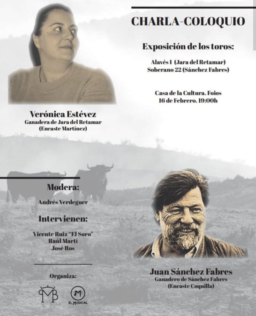 AlexBarraca86's tweet photo. Interesante la próxima charla-coloquio que se realizará en Foios (Valencia). 
Verónica Estévez de #JaraDelRetamar y Sánchez Fabrés #Coquilla moderado por @verdeguer https://t.co/qwLB2fPy7g