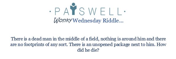 payswell's tweet photo. Get involved in our wonky Wednesday riddle! 

#wednesdayriddle #payswell #payroll #payrollsolutions #construction #contractors #agency #subcontractors https://t.co/68hqc9Qg1i