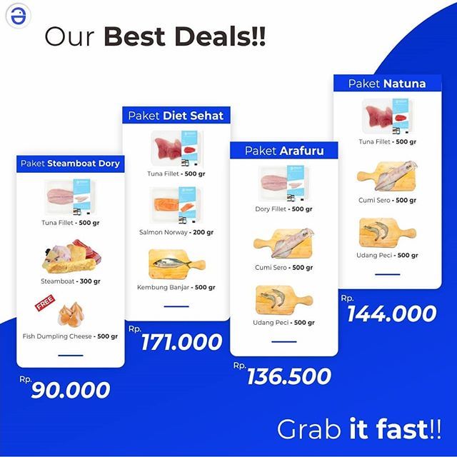 nalayan_id's tweet photo. Bingung bingung bingung, harus beli ikan apa?
Tenang tenang tenang, tidak harus bingung, karena nalayan punya solusinya. 
Beli paket ikan di nalayan, tidak hanya gizi saja yang terpenuhi, tapi LEBIH HEMAT dibanding beli satuan.
.
.
Yuk order sekarang
Onl… https://t.co/IPQyXN1eUh https://t.co/LP4BNji1P7