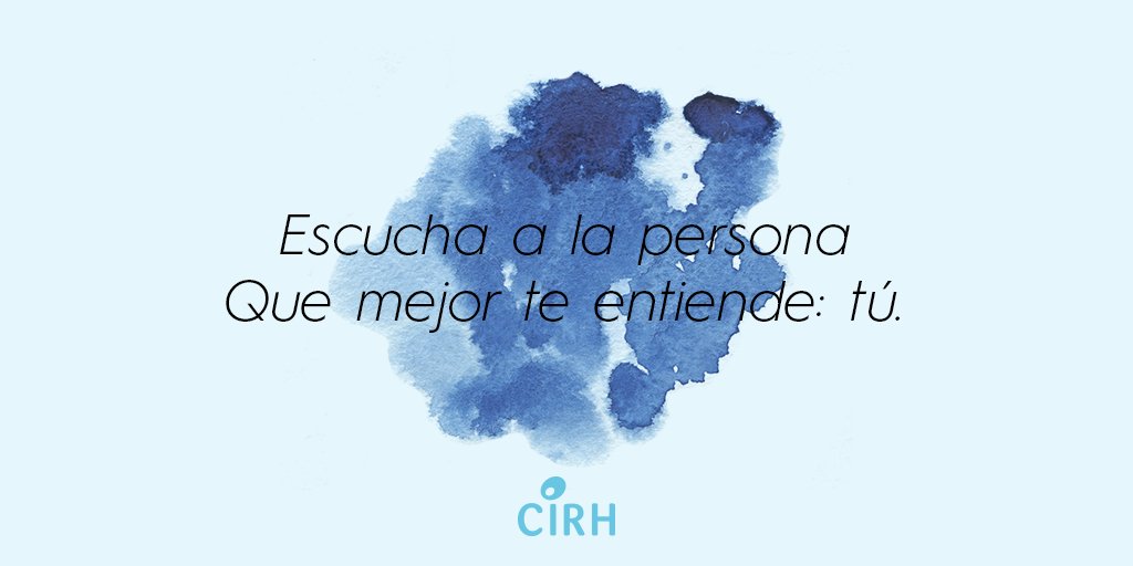 Cirh Barcelona على تويتر Si Quieres Tomar Una Decision Primero Preguntate A Ti Misma Cirh