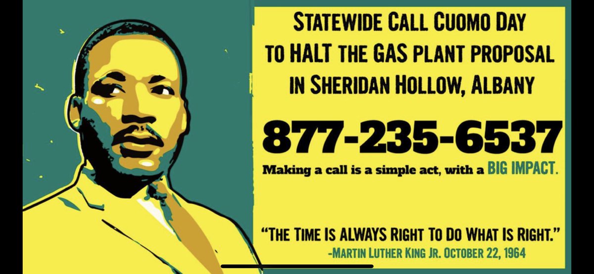 SHAREAlbany's tweet photo. We made 201 calls to @NYGovCuomo yesterday to send a clear message that Poisoning the People to Power the State is wrong. Esp when we must move to renewables. Call again today 877-235-6537 https://t.co/1dbh4YAejr