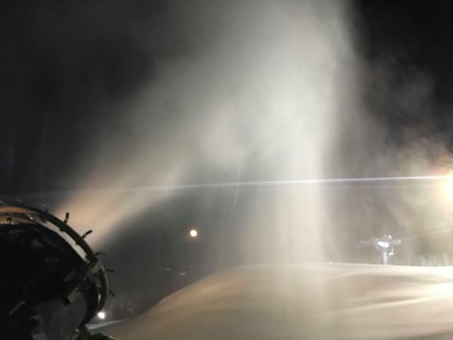 HolidayMountain's tweet photo. While you were sleeping the Night Crew put some piles in the Park. #snowmaking #terrainpark #parkfeatures #ski #snowboard #manitobafun #outdoorfun https://t.co/evAugCA4pZ
