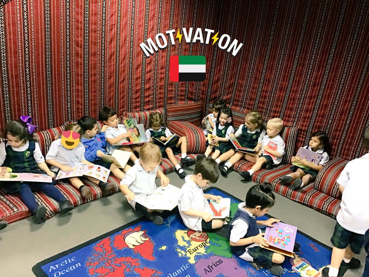 We just LOVE to read, look at pictures and listen to stories during our School Library time. <a href="/DIAdubai/">DIA | Emirates Hills</a> #DIACommunicators #DIAStories #DIALibrary