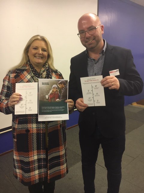 RandoxHealth's tweet photo. Last night we visited #FairviewPrimary in #Ballyclare at their #Health and #Wellbeing Evening to help them raise funds for their P.E. Hall. Congratulations to @mandygirvan3110  and Neil McAilister who each won a £150 @RandoxHealth voucher in the raffle! #ExtendYourLife https://t.co/ZbViqg4ULH