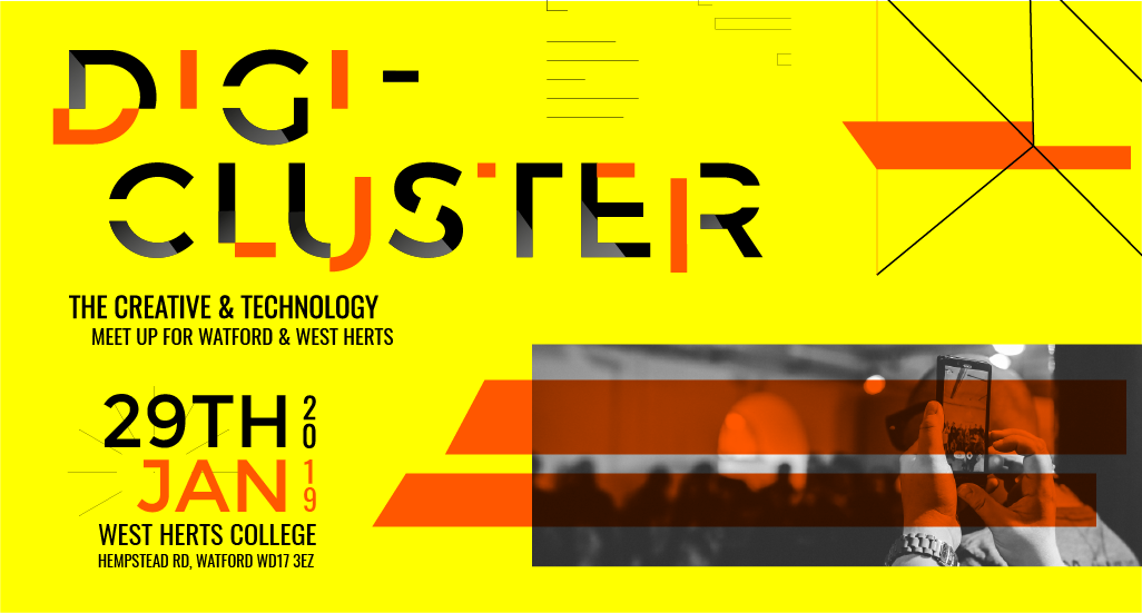 clock's tweet photo. Just under a week to go until our first #DigiCluster of 2019! Our amazing panel will be discussing the Future of Technology and some 2019 Predictions followed by pizza, beers and great conversations! More information and tickets here: https://t.co/b15PtbFOnE https://t.co/Pox63LNcm1