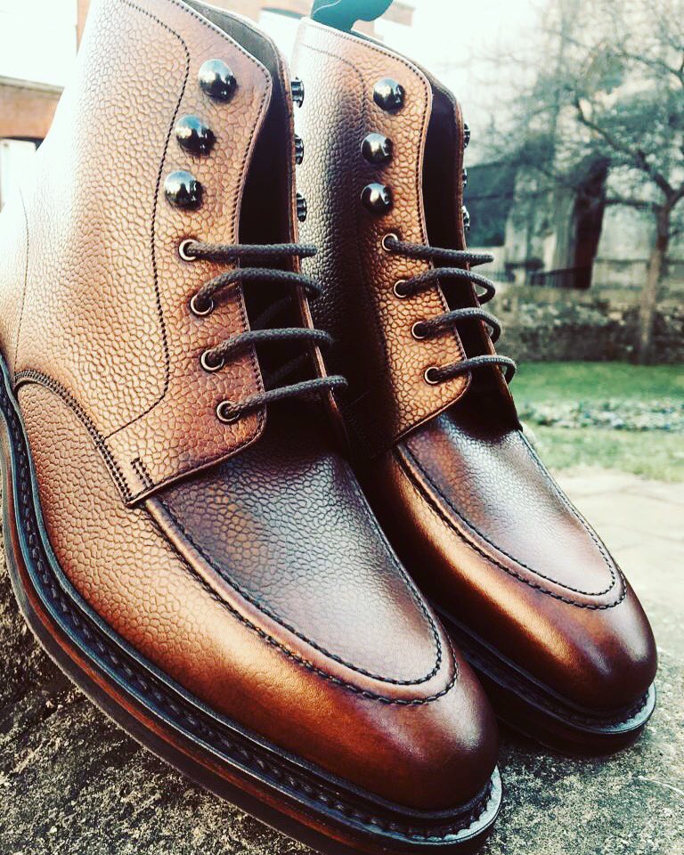 loake anglesey oxblood grain