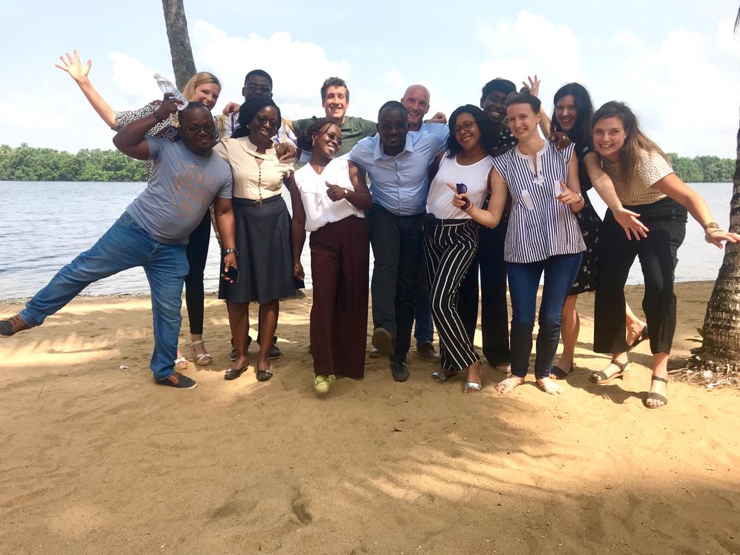 CocoanectBV's tweet image. Team meetings are best held at the beach, right!? Our sustainability representatives from IVC, Ghana, Nigeria and Cameroon are meeting in Abidjan this week to discuss the many new projects for 2019 and beyond. #cocoa #sustainability #cocoanect