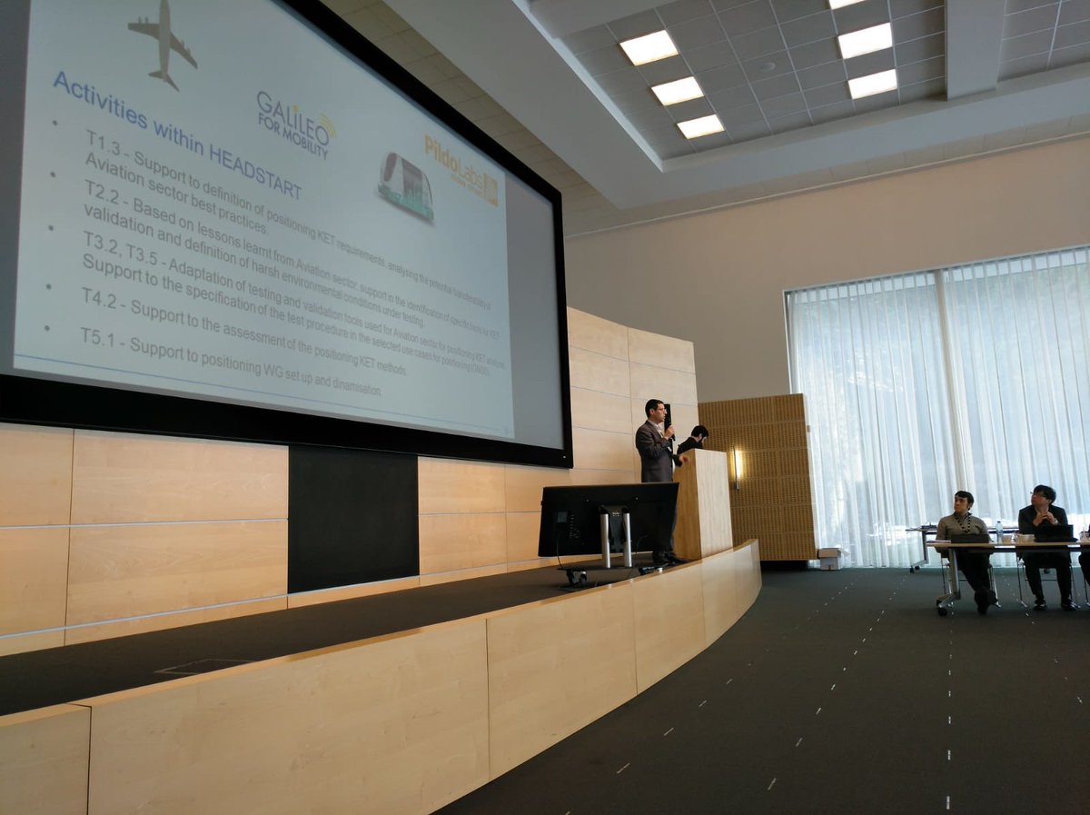 martijofre's tweet photo. Presenting today our role in @HEADSTART_EU project, leveraging @PildoLabs experience on GNSS testing and @GalileoMobility pilots for supporting autonomous vehicles introduction in Europe @EU_GNSS https://t.co/b1eSAFOtXM