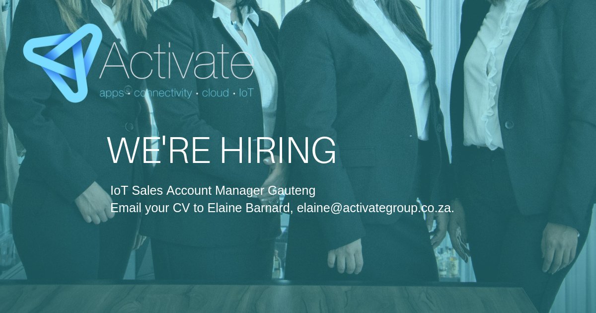 activate_za's tweet photo. We are hiring! Have you applied yet? https://t.co/FYzBVKQMAQ https://t.co/gDMppLnCP9