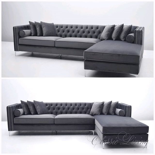 ClassicLiving on Twitter "Monza lounge sofa (Grå velour