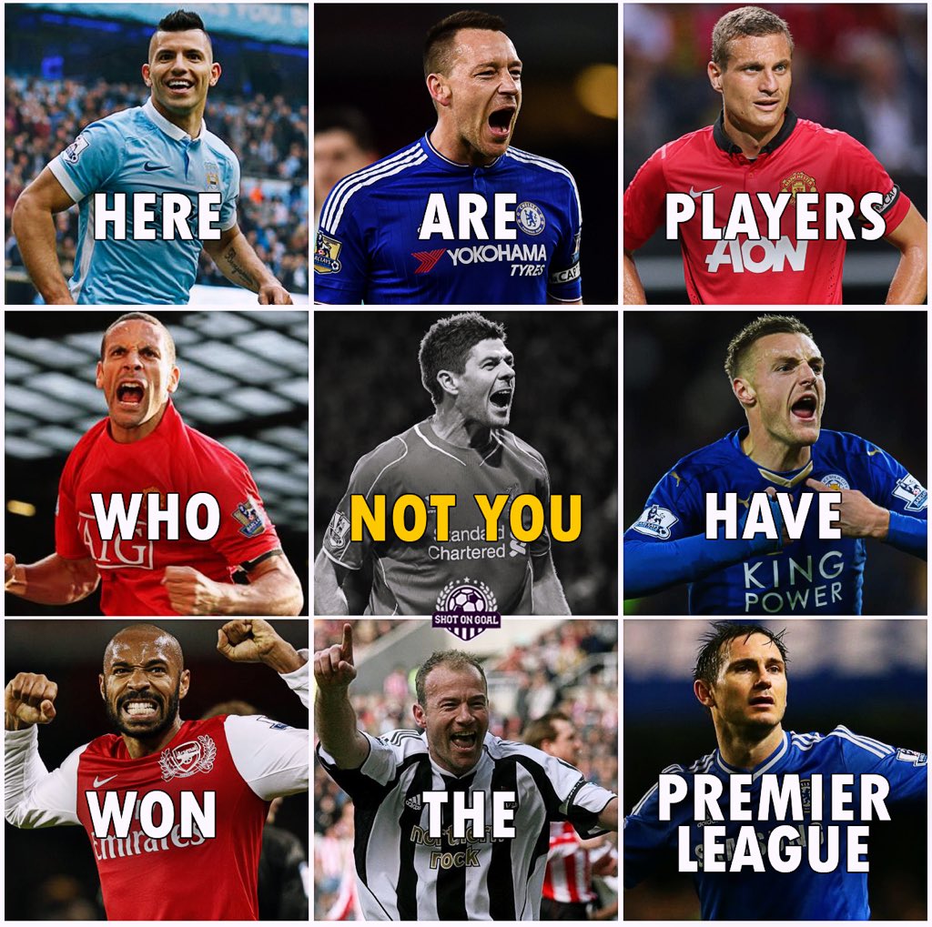 shotongoal247's tweet image. The #PL title just slipped away from him 😂