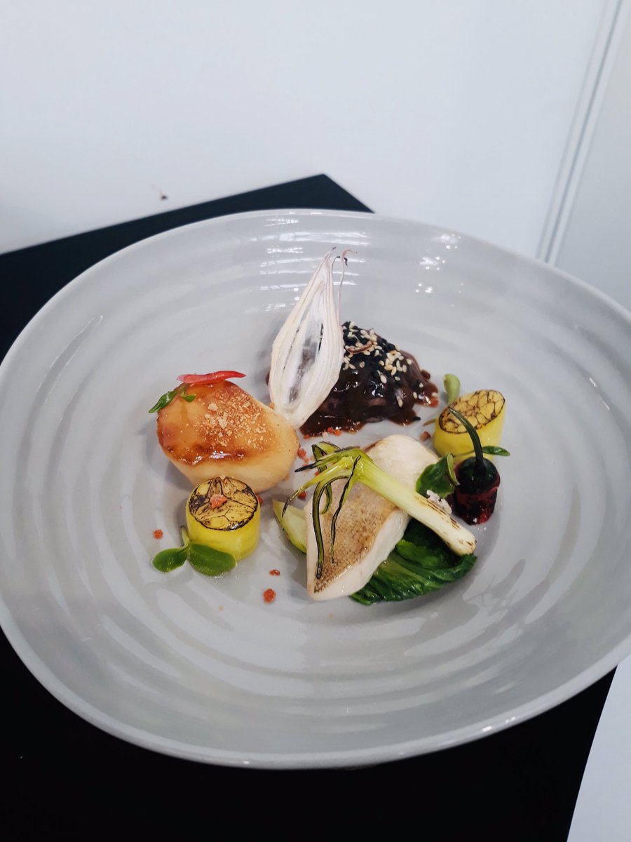 compassgroupuk's tweet photo. Congratulations to Simon Coulter for his bronze in the Restaurant plates fish course. Check out these dishes!! 😍 #Compasschefs #teamCompass #Compasslife @Vadischef @ProfKitchenShow @Jamie_gibbs01_ https://t.co/R4h80ZEDqp