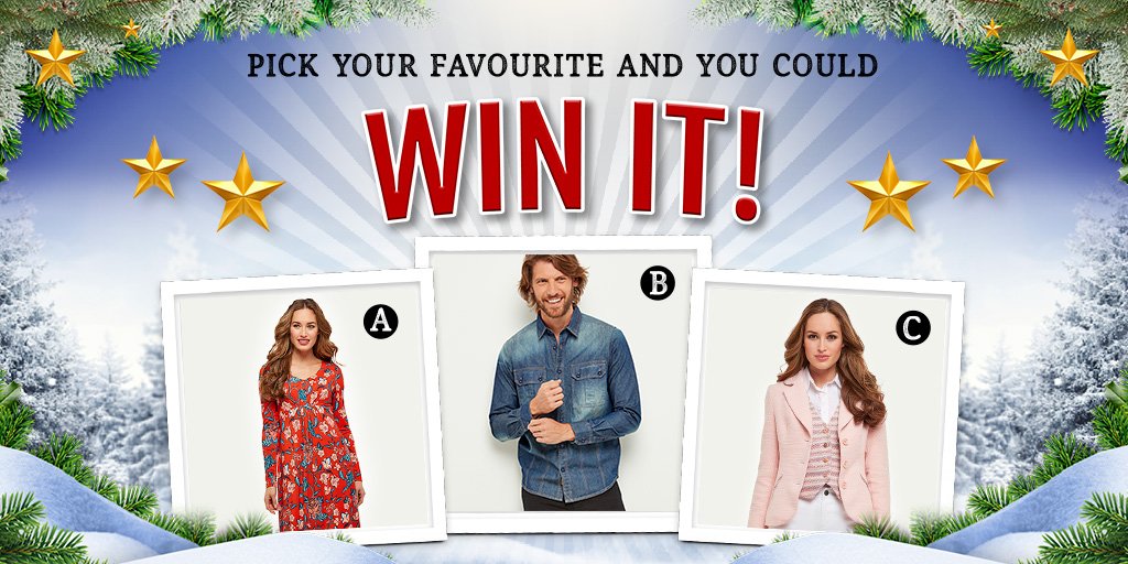 joebrowns's tweet photo. COMPETITION TIME! 🤩🙌🎉

RT, like this post &amp; pick your favourite from images A, B, and C and you could #WINIT !

(T&amp;C's apply - good luck!

#joebrowns #lovejoebrowns #CompetitionTime #COMPETITION #giveaway #WinItWednesday #win #prize https://t.co/ve92TOf86A