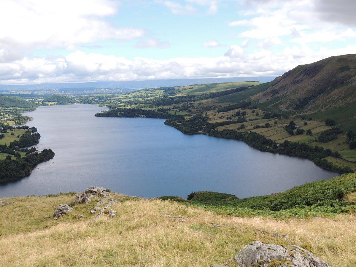 #Ullswater with #Penrith in the distance from #HallinFell. Happy #CumbriaDay! #vacationmemories #Cumbria #ThePlaceToBe