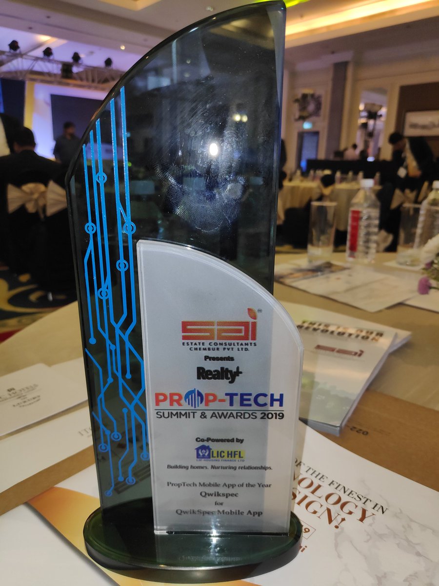 qwikspec25's tweet image. Mobile App of the year 🎉 Realty Plus Proptech award winner!
@e4mtweets @alexanderajith @Anil_menon2 @TVMohandasPai @ProptechList @zibijamal @CIIEIndia @BrigadeReap
#proptech #proptechawards #MobileApp #constructionapp