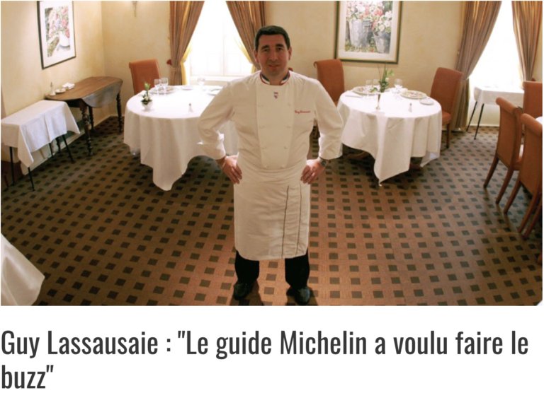 FoodandSens's tweet photo. Le chef MOF Guy Lassausaie – » Michelin privilégie les restaurants avec un seul menu, avec peu de couverts « https://t.co/nydvDZWOby https://t.co/BGsDBC03OL