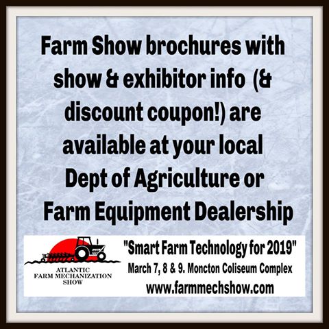 The exhibitors are booked in for March 7th, 8th and 9th, full house and looking forward to have you all walk through the door.  Come and see the new technology offered "Smart Farm Technology"