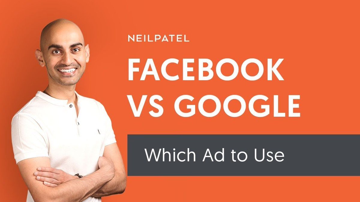 Are you struggling to decide wether you should advertise on Facebook or google?

Or even both? 

This short video clip by <a href="/neilpatel/">Neil Patel</a> will help you decide in under 4 minutes!

buff.ly/2zb5Ida

#Advertising #Tips #Ads