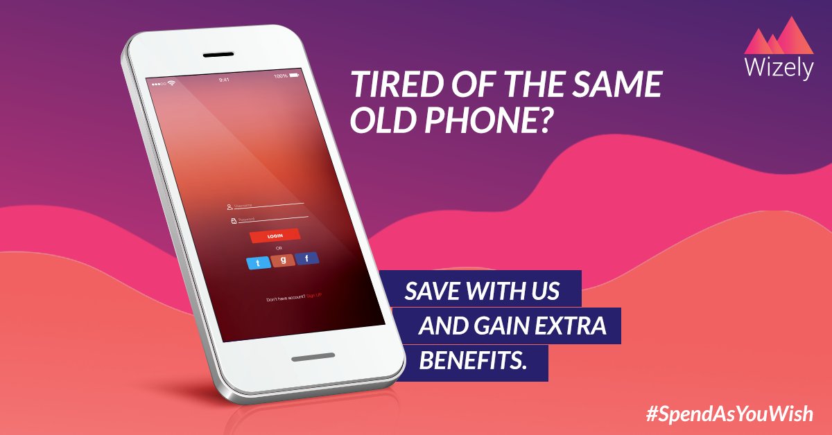 wizelyapp's tweet photo. Stay up the smartphone trend. Spend as you wish. Smart saving guaranteed. Download the Wizely App. 
#NewMobilePhone #BuySmartPhone #OnlineShopping #PhoneLover #PurchaseOnline
Android App: https://t.co/4K979z96Gt 
Ios App: https://t.co/5sPSZe5B2y https://t.co/M9E6MeV43G