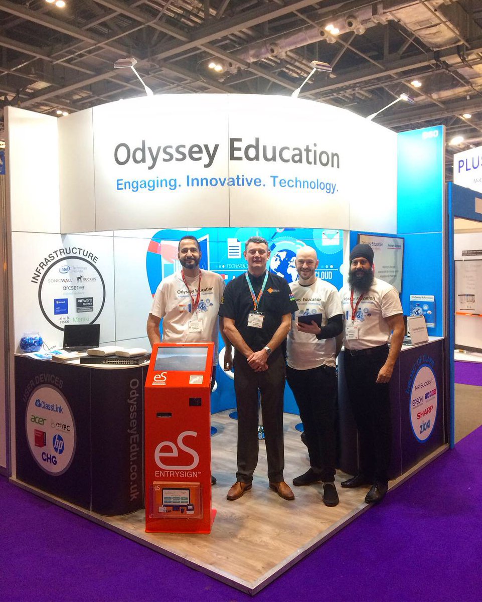 osbornetech's tweet photo. #bett2019 is in full swing! 🤓We’re supporting our partners at Bett this year on stands: B60 | E60 | B280 | E402 & C274! Don’t miss the chance to see @EntrySign visitor management & @tangoscreens and software! 🤩🤩🤩
#edtech #visitormanagement #touchscreens #technology https://t.co/Ytd44ZIDzD